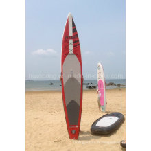 Planche de surf de surface de la course de couleurs rouges à vendre